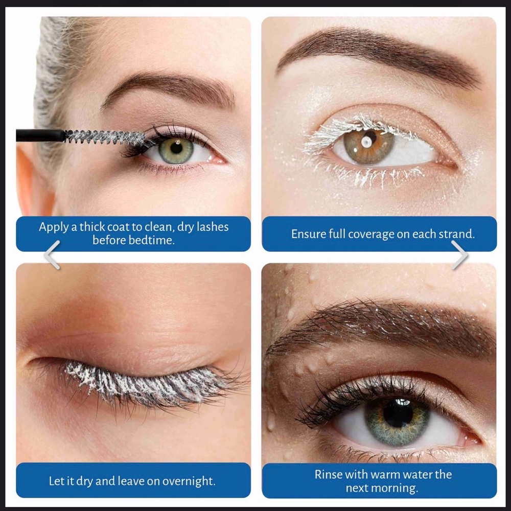 NIB COELA Overnight Lash Conditioning Serum | Castor Oil + Biotin | Vegan | 4mL - Picture 5 of 7